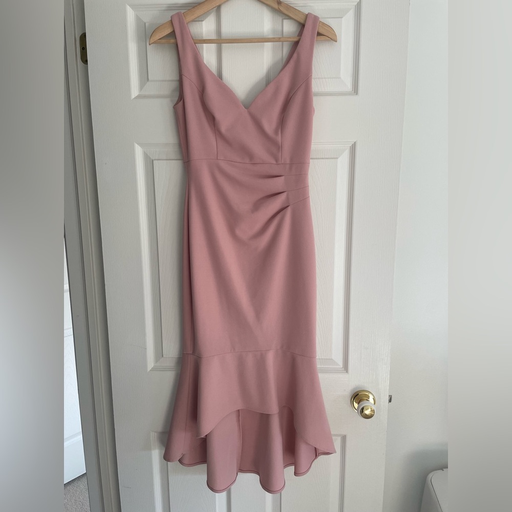 Le Chateau high low dress, size XS
